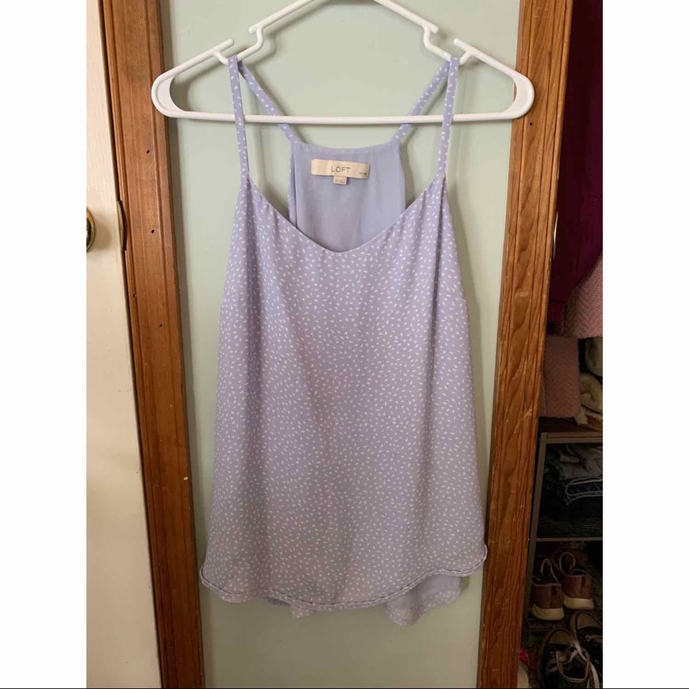 Purple & White Bird Loft Tank
